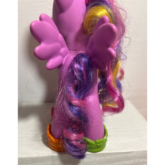 My Little Pony Princess Twilight Sparkle Figure With Rainbow Cape & Shoes 8" - Picture 9 of 16